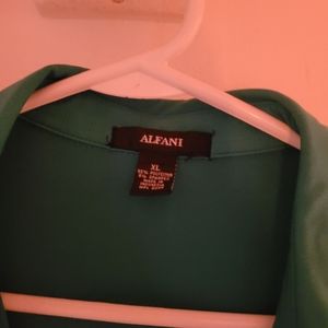 Alfani Turquoise Short Sleeved Golf Shirt Size xl